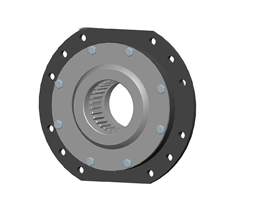 卷筒聯(lián)軸器固定支承座后需調(diào)節(jié)的軸向間隙
